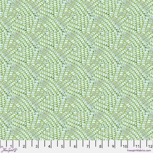 Kaleidoscope - Shimmer, Seafoam - by Billy Reue for Free Spirit Fabrics - Sold By The Continuous Yard - In Stock, Ships Today