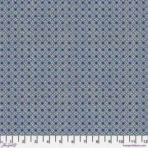 Tim Holtz Palette Indigo - Indigo Tiny Prints - By Tim Holtz For FreeSpirit Fabrics - Sold By The Continuous Yard - In Stock And Ships Today