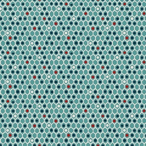 Zooming Chickens - Egg-Carton Geo - By Timna Tarr For Studio E Fabrics - Sold By Continuous Yard - In Stock Ships Today