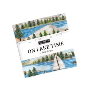 On Lake Time - Charm Pack 42pc/bundle - By Deb Strain For Moda Fabrics - Sold By The Bundle - In Stock and Ships Today
