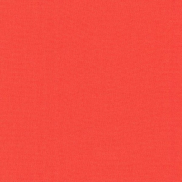 Kona Cotton - Coral K001-1087 - by Robert Kaufman - Sold by the Yard and Cut Continuous - In Stock and Ships Today