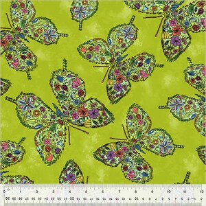 Goodness Gracious - Lime Be Free - By Laura Heine For Windham Fabrics - Sold By Yard Cut Continuous - In Stock And Ships Today