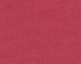 Kona Cotton - Deep Rose K001-1099 - By Robert Kaufman- Sold by the Yard and Cut Continuous - In Stock and Ships Today