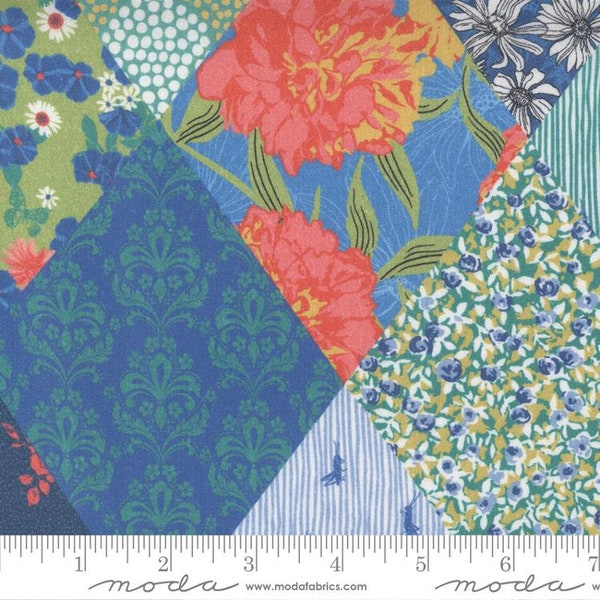 Garden Society Rayon -Rainbow - By Crystal Manning main image 1