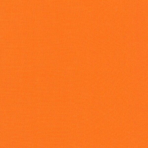 Kona Cotton - Kumquat k001-410 - Solid Fabric - Sold by the Yard and Cut Continuous