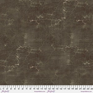 Cracked Shadow - Granite - By Tim Holtz For FreeSpirit Fabrics - Sold By The Continuous Yard - In Stock Ships Today