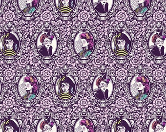 Night Shade - Mini Coven - By Tula Pink For FreeSpirit Fabrics - Sold By Yard - In Stock And Ships Today