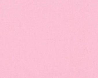 Kona Cotton - Baby Pink K001-189 - by Robert Kaufman - Sold by the Yard and Cut Continuous - In Stock And Ships Today