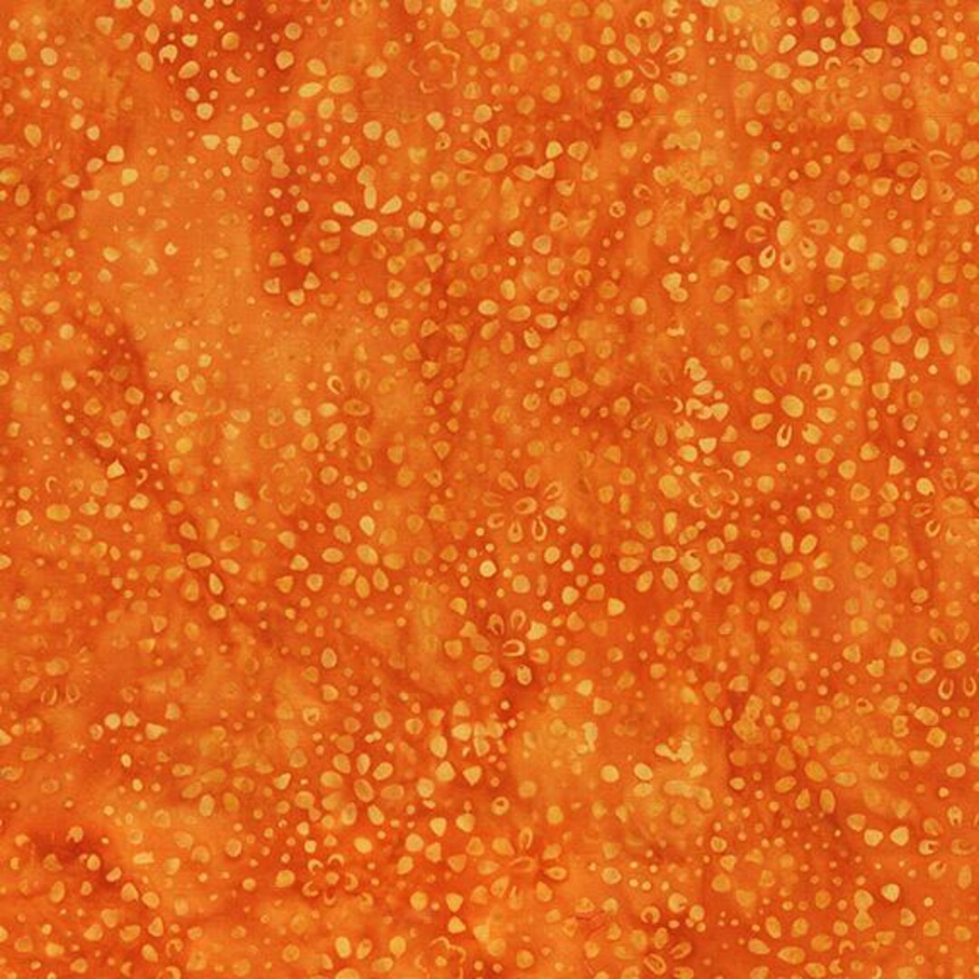 Daisy Dots - Dutch Orange - by Jacqueline De Jonge for Windham Fabrics ...