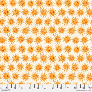 Magic Friends - Sunny Daze - By Mia Charro For FreeSpirit Fabrics - Sold By The Continuous Yard - In Stock and Ships Today