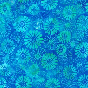 Tranquil Gardens - Water - By Artisan Batiks For Robert Kaufman Fabrics - Sold by Yard and Cut Continuous - In Stock and Ships Today