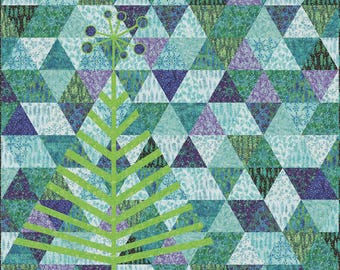 JDJ Sparkly Christmas - 180 x 180 cm Tinsel Tree Quilt Kit - Av Jacqueline de Jonge För Windham Fabrics - Säljs i kit - Skickas idag