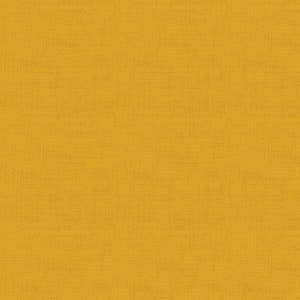 Linen Texture - Gold - By Makower UK - Sold By The Continuous Yard - In Stock and Ships Today