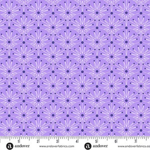 Deco Frost Winter Clamshells Purple Haze - Giucy Giuce - PER QUARTER METRE Deco Frost Winter Clamshells Purple Haze - Giucy Giuce - PER QUARTER METRE