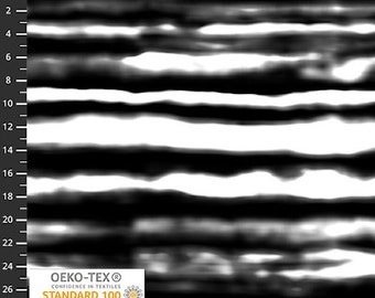 Avalana Knit 63" - Black White Stripe - By Stof Fabrics - Sold by the Yard Cut Continuous - In Stock And Ships Today