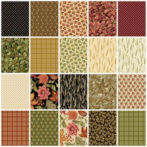 Autumn Woods - Fat Quarter 20pc/bundle - By Andover Fabrics - Sold By The Bundle - In Stock And Ships Today