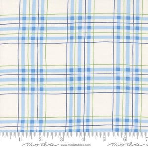On Lake Time - Cloud Lakehouse Plaid - By Deb Strain For Moda Fabrics - Sold by Yard and Cut Continuous - In Stock and Ships Today