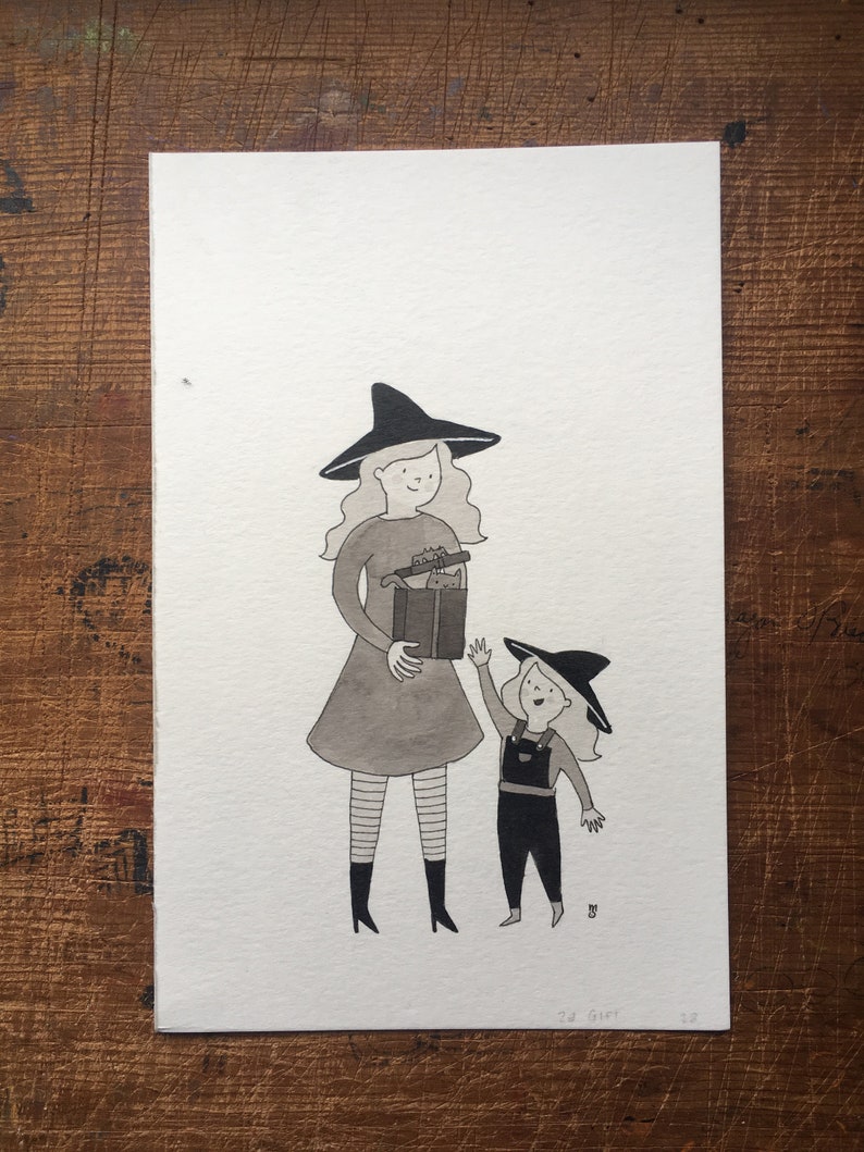 Meagan OBrien Original Art / Inktober: Regalo imagen 2