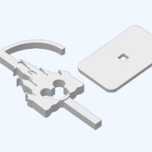 Mouse Ear Castle Stand STL File