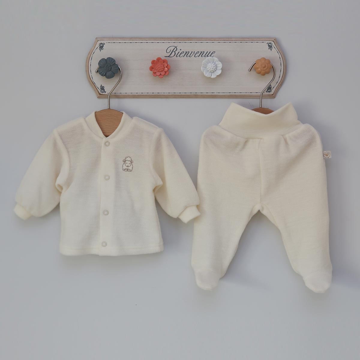 Terry Merino Wool Baby Pants Warm Merino Pants Comfy and Organic Wool