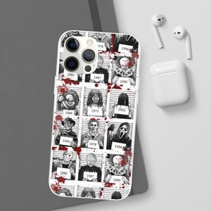 Horror Spooky Phone Case popular Horror Movie characters in prison Cover fits iPhone 13 12 11 6 7 8 X Xs Pro +max & Samsung Galaxy S10 22 21