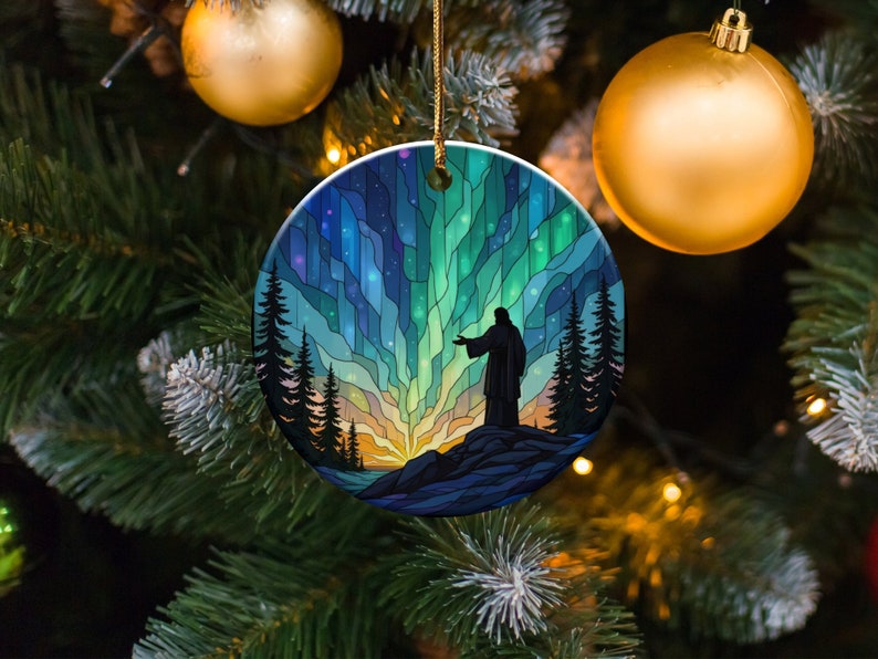 Stained Glass Art Print, Inspirational Wall Decor, Colorful Home