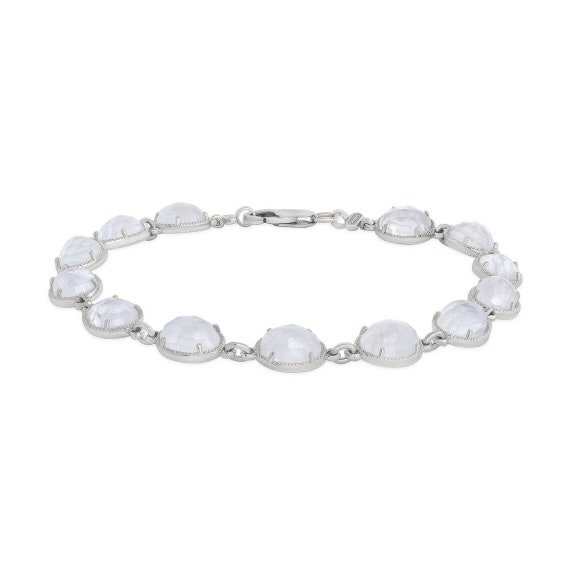 White gold moonstone bracelet discount