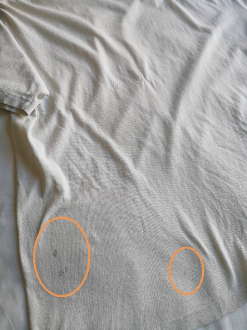 90/'s White New York The Big Apple T-Shirt