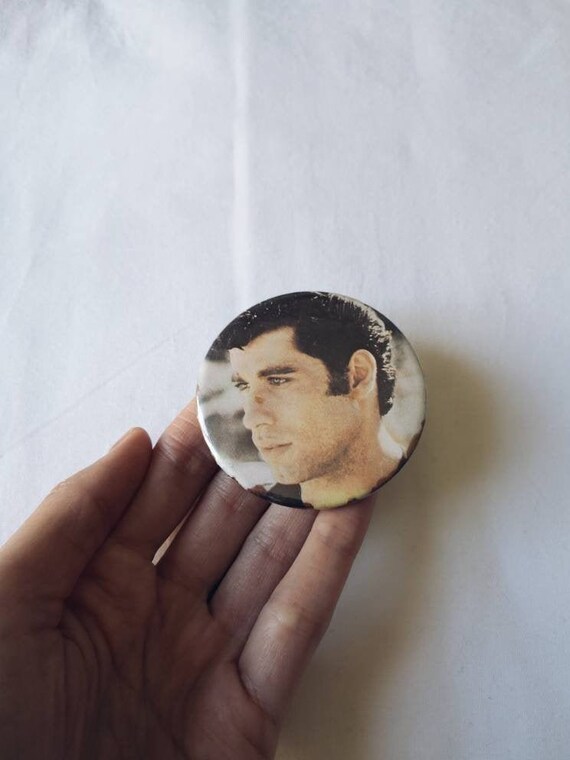 70's John Travolta / Danny Zuko / Grease Badge