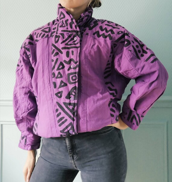 80's / Early 90's Purple Puffer Coat