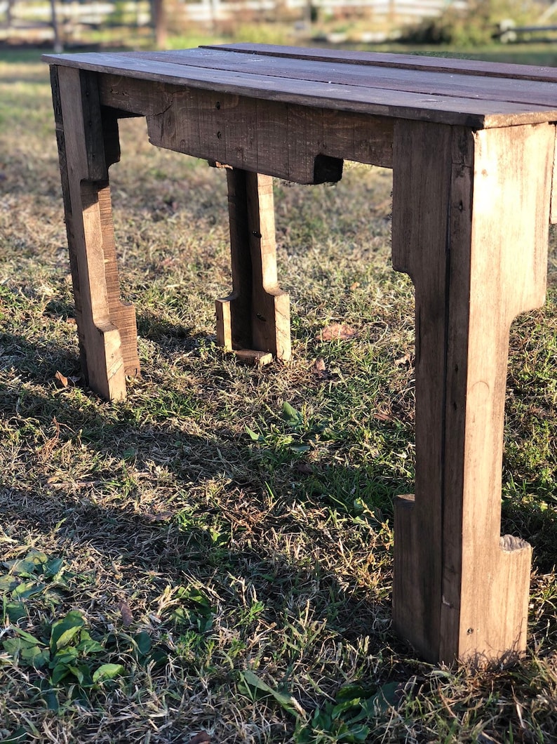 Reclaimed Wood Bench - Etsy