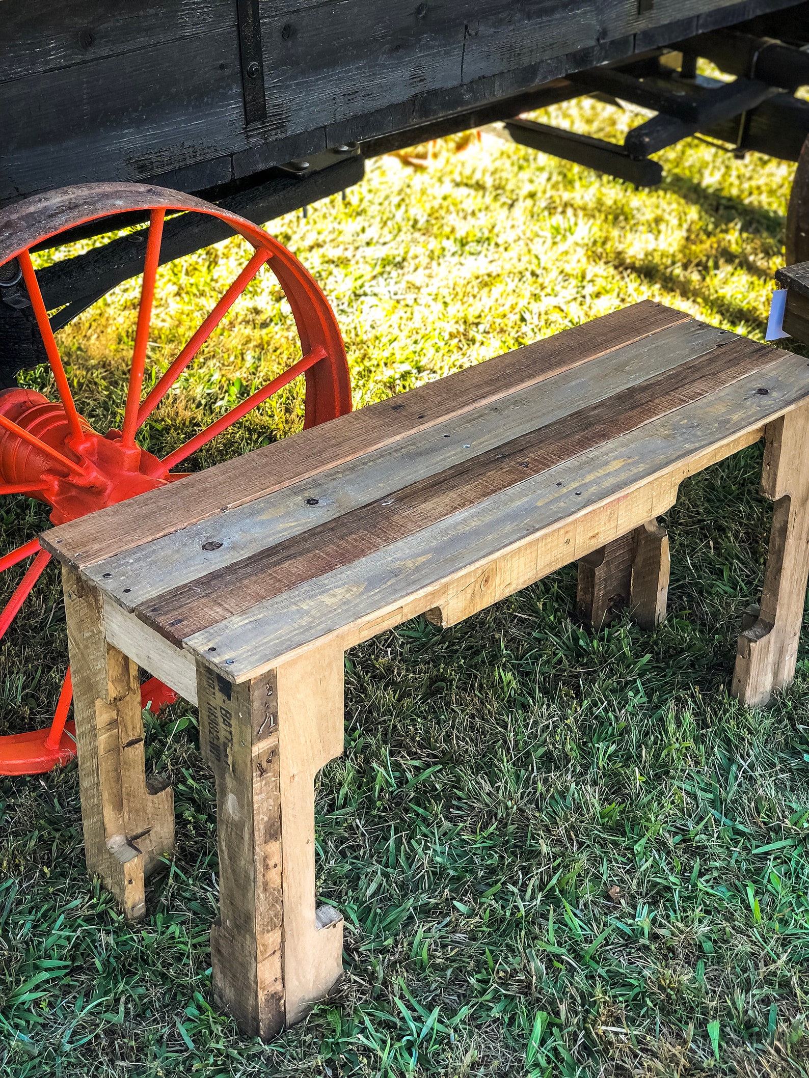 Reclaimed Wood Bench - Etsy