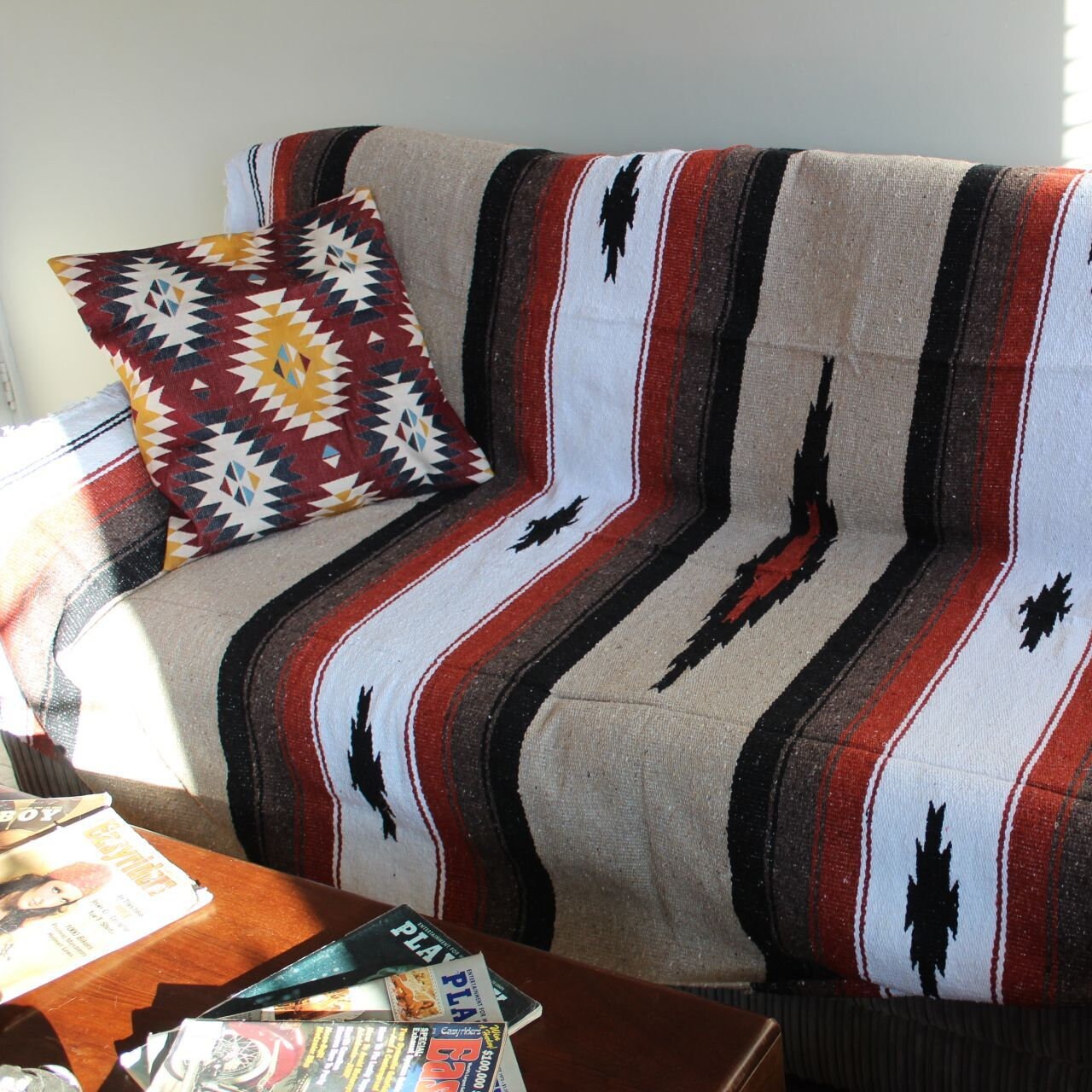 Mexican Diamond Blanket Etsy Canada