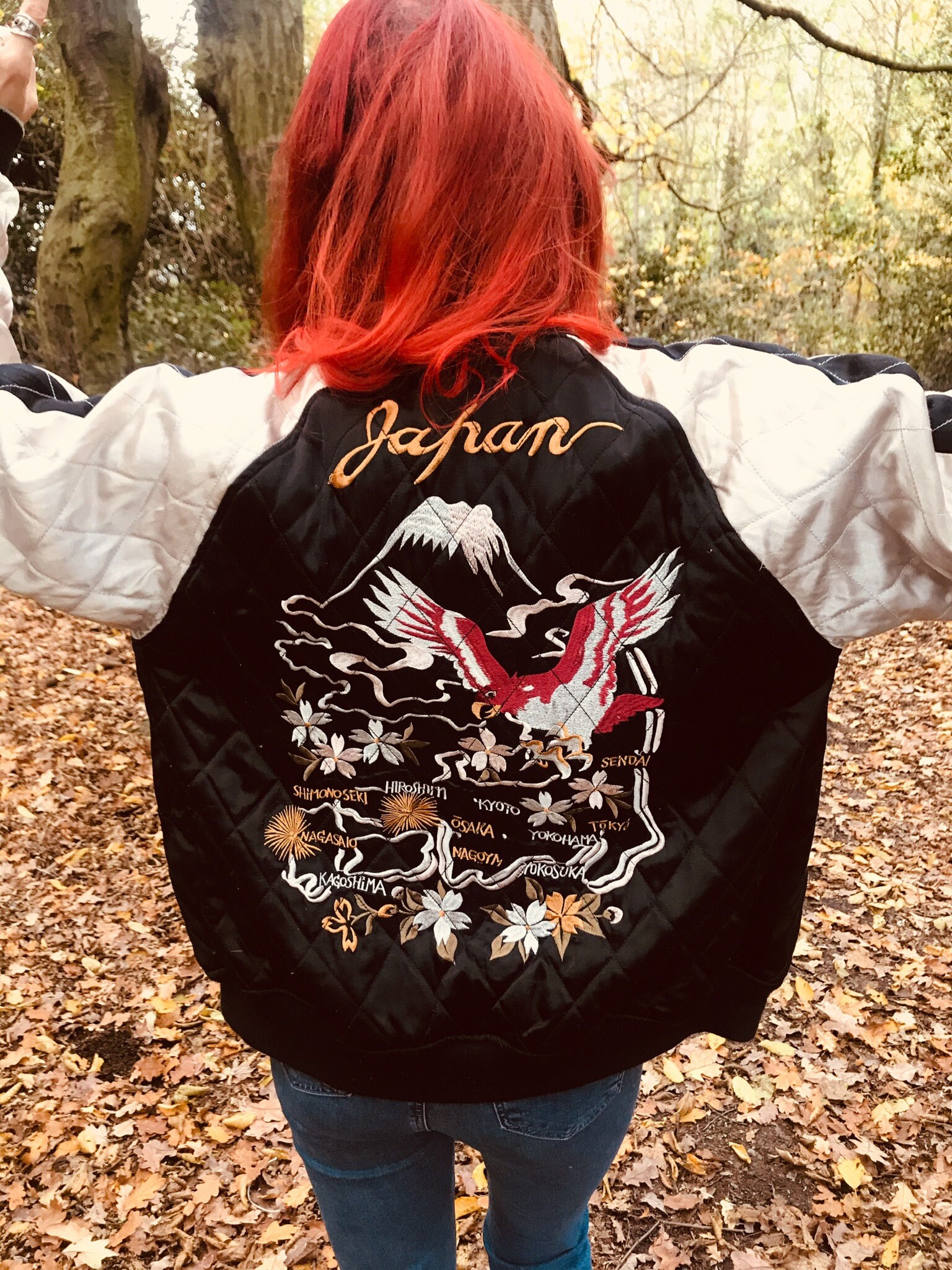 Vintage Japanese Souvenir Jacket - Etsy