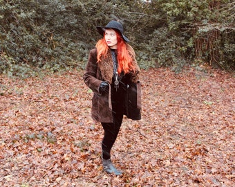 Vintage sheep skin coat