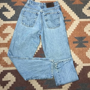 women harley vintage denim jeans