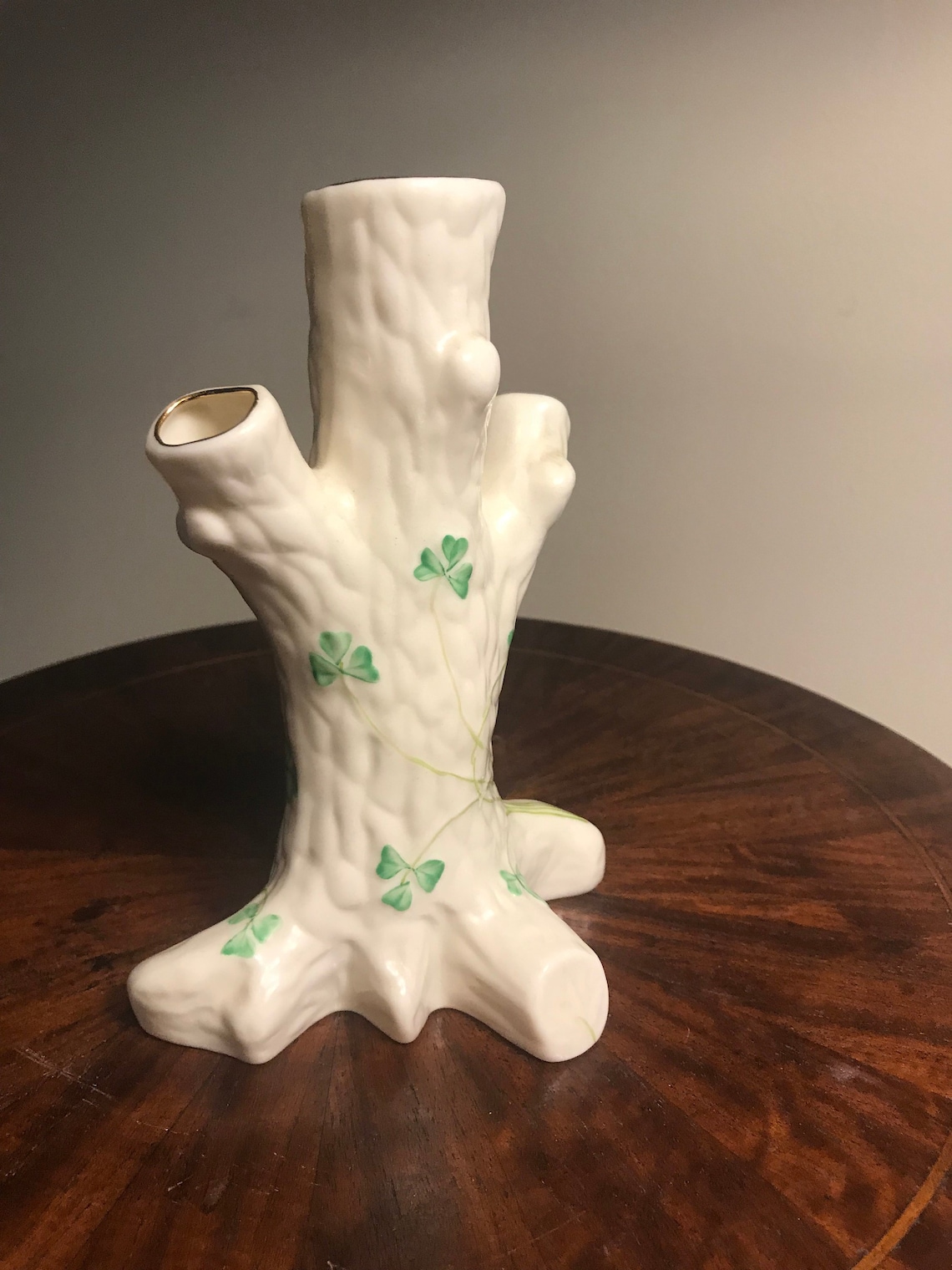 Belleek Tree Trunk Vase Etsy