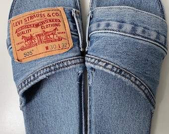 Levi jean best sale sandals