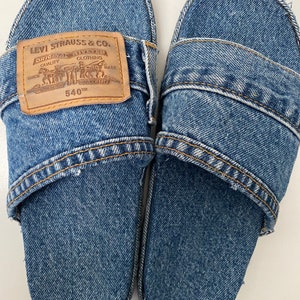 Levi denim slides Clearance