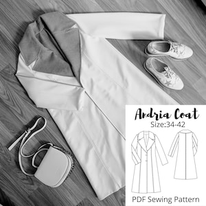 Andria coat PDF Sewing Pattern | Printable at home