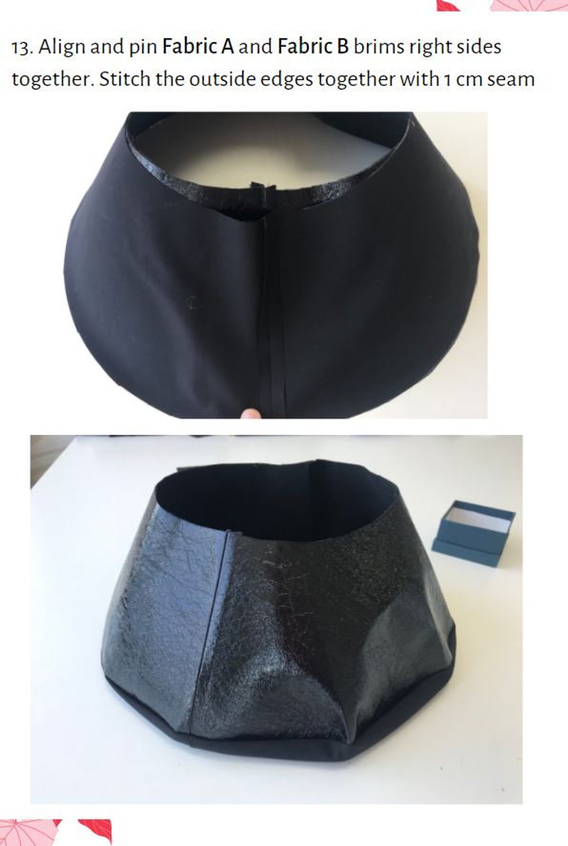 PDF Rain Bucket Hat Wide Brims Sewing Pattern / Instant Etsy