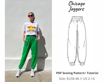 Easy-to-Sew Joggers Pattern for Women | DIY PDF Sewing Tutorial