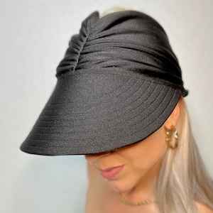 Sun Visor, Summer Hat, Beach Visor, Visor Cap, Visor Hat, Summer Visor Hat, Turban Hat, Summer Sun Visor, UV Protection, Ponytail Sun Visor