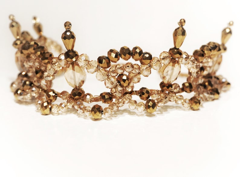 Ballet Headpiece Tiara Golden /& Amber
