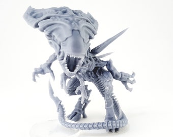 Chibi - Claw Snake Queen - 3d Printed Miniature