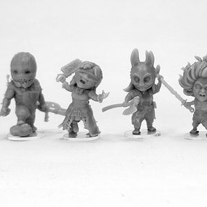 Chibi - DBD Killers set 1 - 3d Printed Miniatures