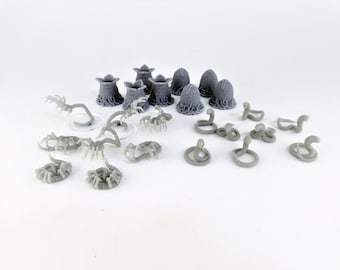 Chibi - Xenomorph Life Cycle - 3d Printed Miniatures