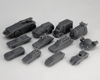 Rad Rides - 3d Printed Miniatures