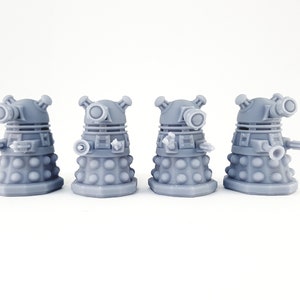Chibi - Daleks x4 - 3d Printed Miniatures