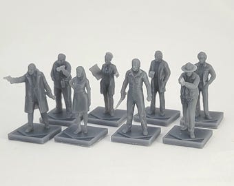 Juego de mesa Halloween II - Miniaturas impresas en 3D